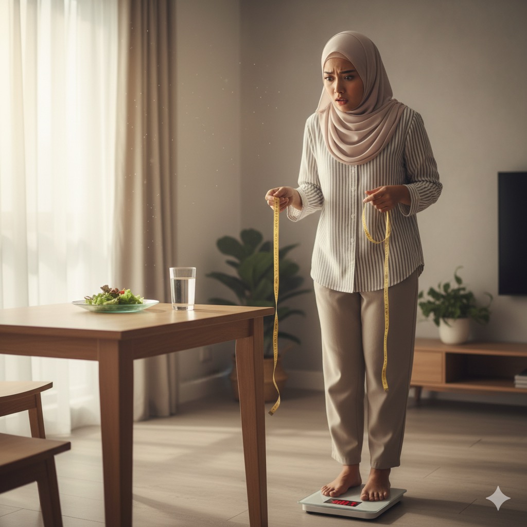 Berat badan makin naik walau dah kawal makan