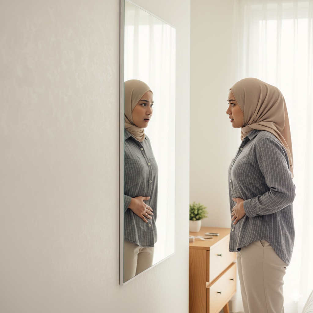 Perut buncit & muka sembab