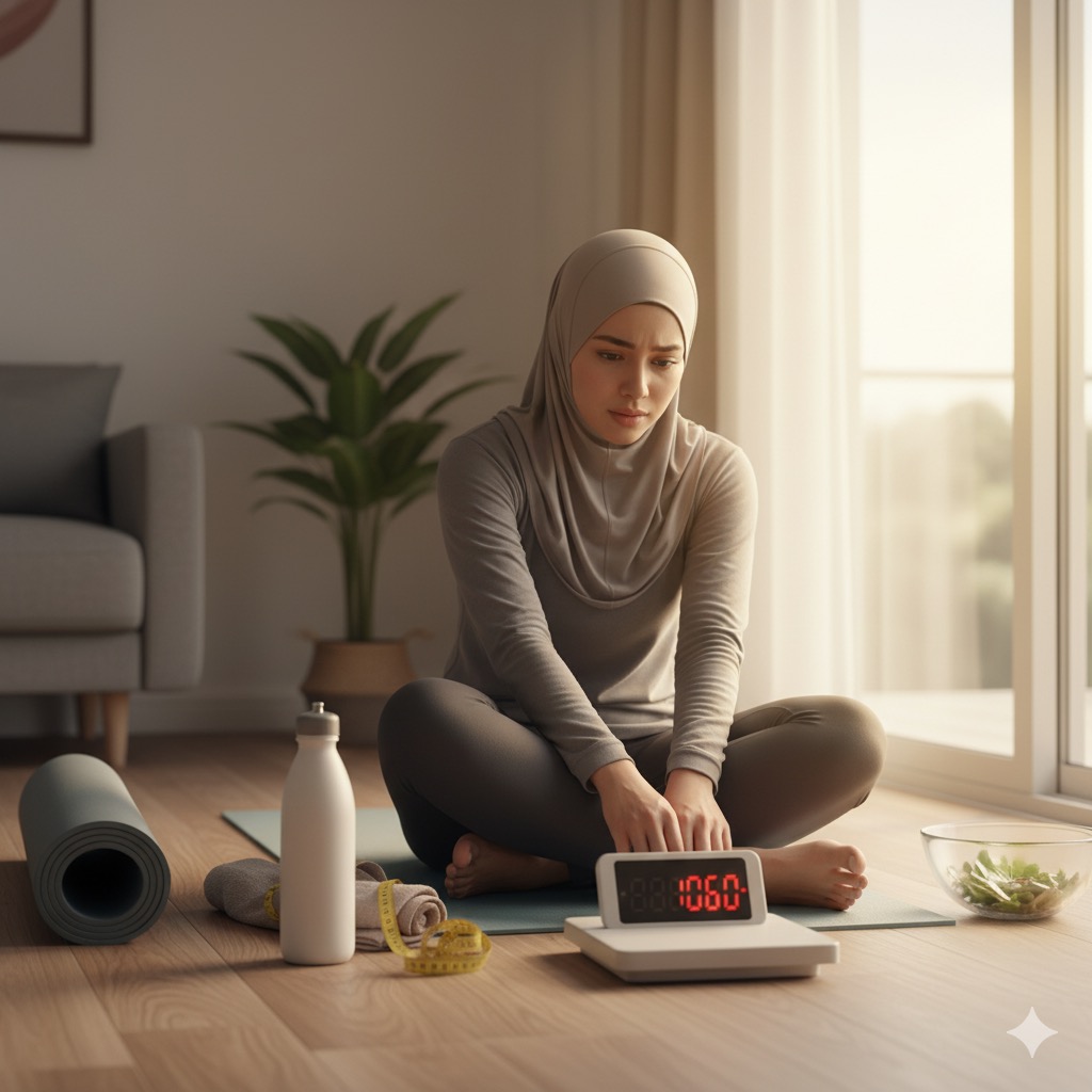 Susah turun berat walaupun dah cuba pelbagai cara