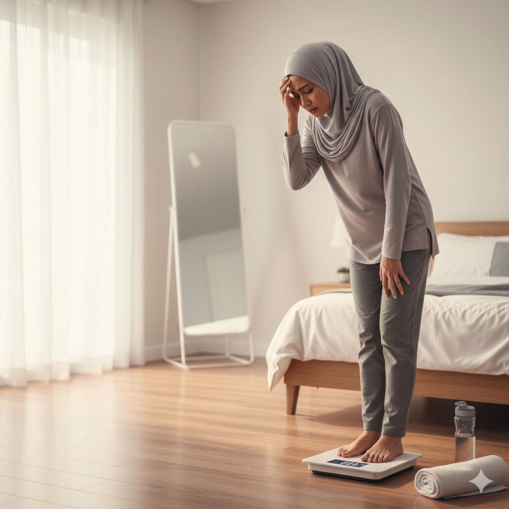 Berat badan makin naik walau dah kawal makan